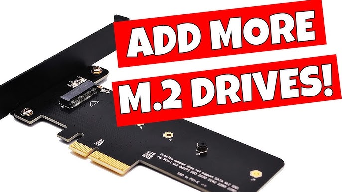 How to Install an NVMe SSD in a PC (using M.2 Adapter Card) 