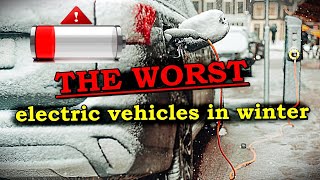 Top 5 Worst electric vehicles in winter 2022-2023. (The Car Trends)