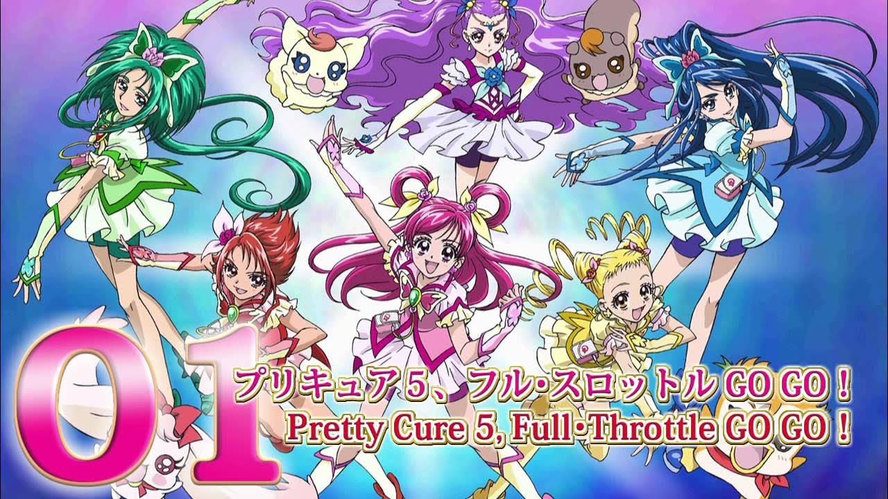 Yes Precure 5 Go Go Op Ed Theme Track01 Youtube