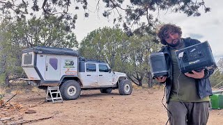 Truck Camping in Below Freezing Temps - will this Electric Heater + Bouge RV power station work?