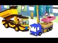 Learn having fun with Tiny Trucks: Learn colors, numbers, fruits, shapes ! | Educational cartoon