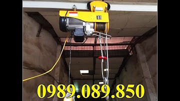 Tời điện di chuyển.tời rùa điện.con chạy điện 500kg/1 tấn.Con chạy di chuyển GỌI 0989089850 GIÁ RẺ