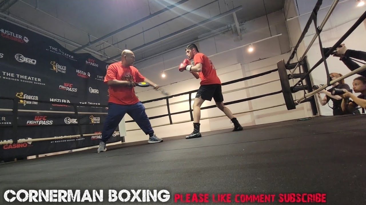 RESHAT MATI MEDIA WORKOUT AHEAD OF MSG BOUT ON ST PATTY'S WEEKEND