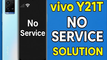 🔧 Vivo Y21T No Service Problem Fix | 100% Working Solution! 📶