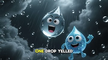 How Clouds Are Born ☀️ | The Story of Drip the Water Drop | Fun Science for Kids