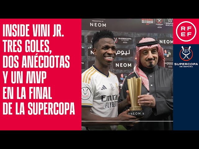 INSIDE Vini Jr. | Tres goles, dos anécdotas y un MVP en la final de la Supercopa | 🔴 | RFEF