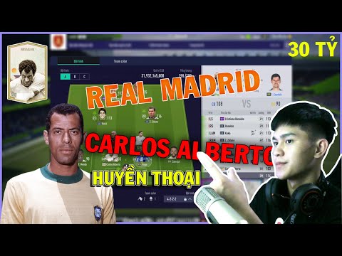 #29 FIFA ONLINE 4 | TRẢI NGHIỆM  CARLOS ALBERTO MÙA THẺ NTG VÀ CÂY REAL MADRID 30 TỶ ...