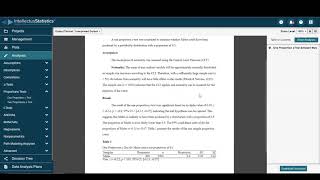 One proportion z-test