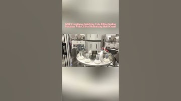 GMP tube filling sealing machine for hand cream #TubeFillingSealingMachine  #CosmeticPackingMachine