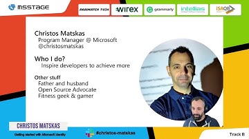 Christos Matskas | Getting started with Microsoft Identity