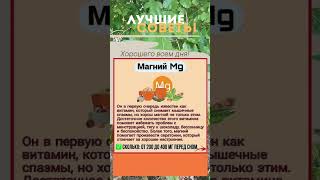 ПОЛЬЗА МАГНИЯ Mg ПЕРЕД СНОМ