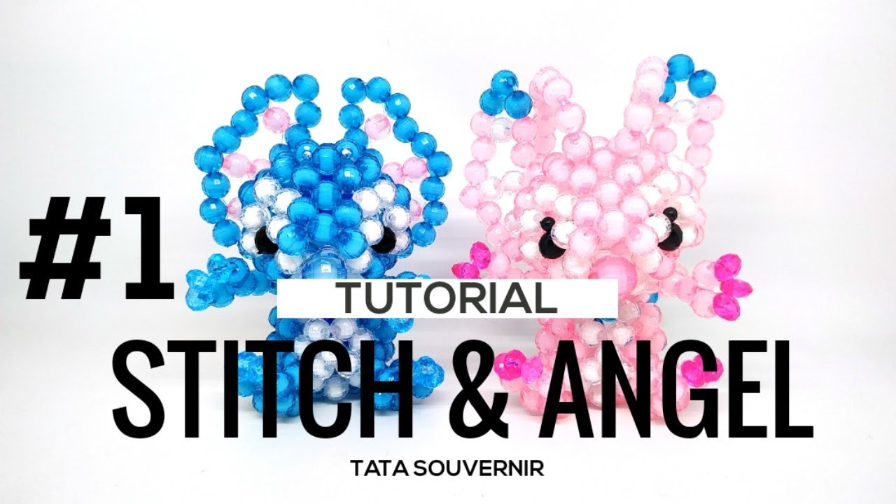 DIY Craft : How to Bead Stitch & Angel Part 1 /Kerajinan Manik Manik /Miçangas Passo a Passo/Manik