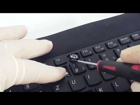 Mini Laptop Keyboard Key Repair Fix How to Install F1 F12 Keys