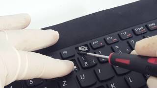 Mini Laptop Keyboard Key Repair Fix How to Install F1 F12 Keys