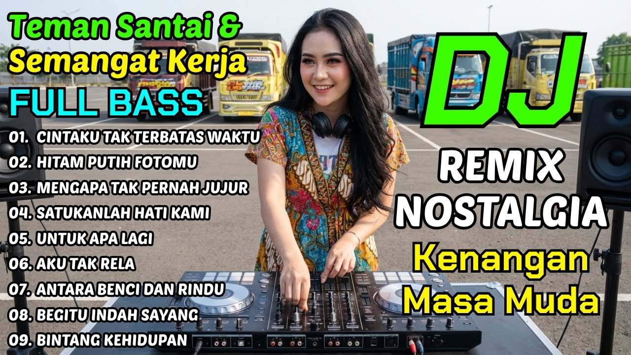 ENAK POLL - DJ NOSTALGIA KENANGAN MASA MUDA BIKIN SEMANGAT KERJA | LAGU TEMAN SANTAI