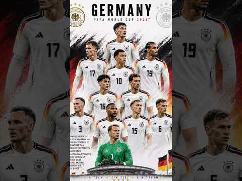Germany FIFA WORLD CUP Team 2026 #fifaworldcup2026 #football #germany