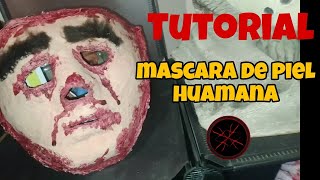 Tutorial Como hacer una mascara de latex SIN MOLDE | Halloween 2022