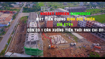 nasaky garden shophouse | mặt tiền đường đinh đức thiện |giá 5tỷ4