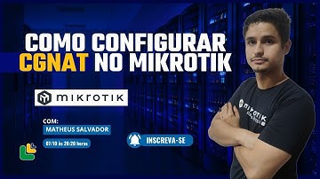 Como configurar CGNAT no MikroTik!!