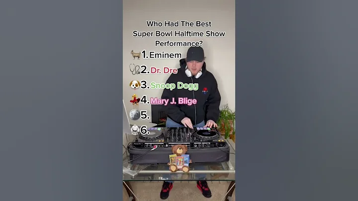 Super Bowl (Eminem) VS (Dr. Dre) VS (Snoop Dogg) VS (Mary J Blige) VS (50 Cent) VS (Kendrick Lamar)