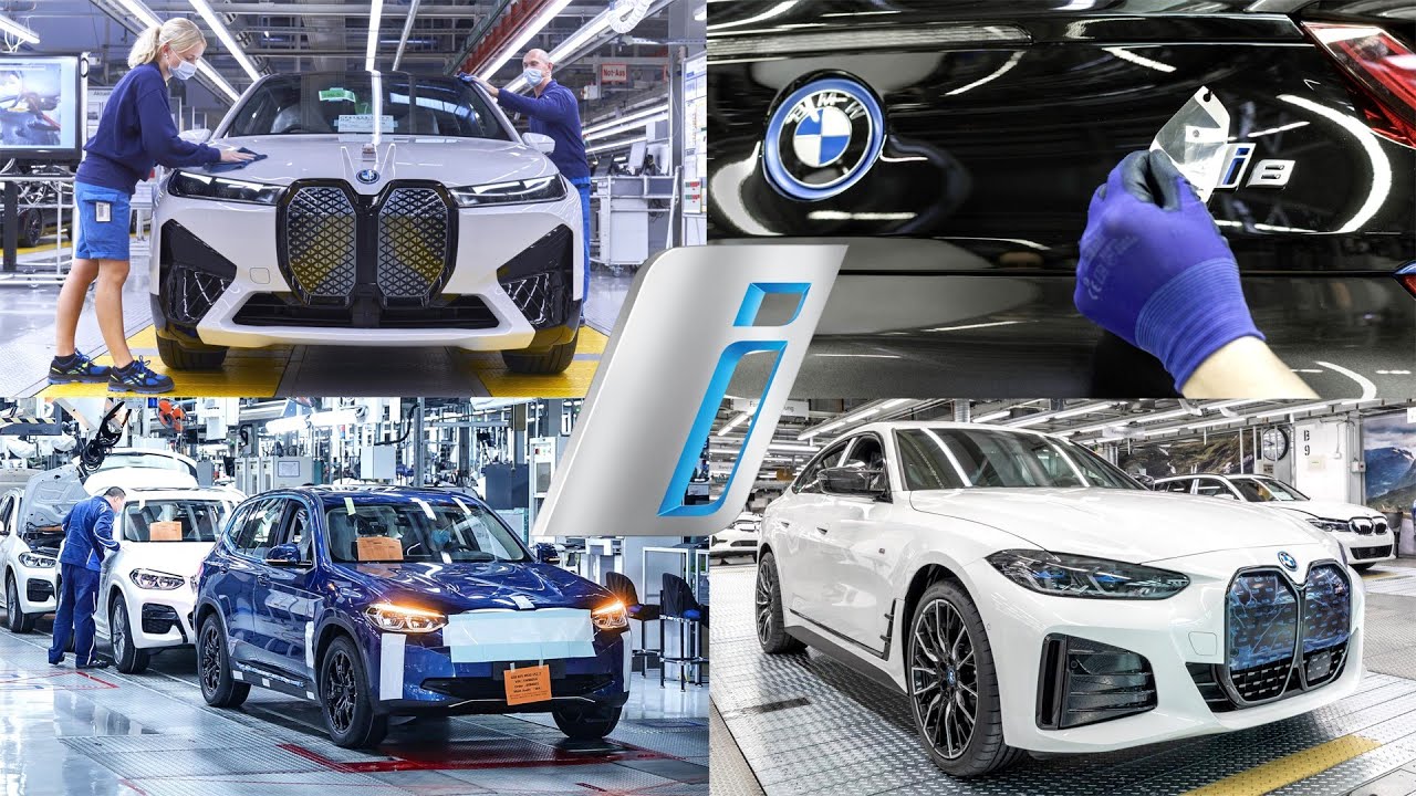 BMW i Range PRODUCTION Lines | i3, iX3, i4, iX, i8, Motor & Battery | How they are made