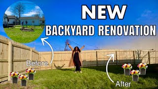 BACKYARD RENOVATION SERIES EP: 1 NEW FENCE INSTALLATION | LANDSCAPING PLAN | OUTDOOR MAKEOVER | 2024