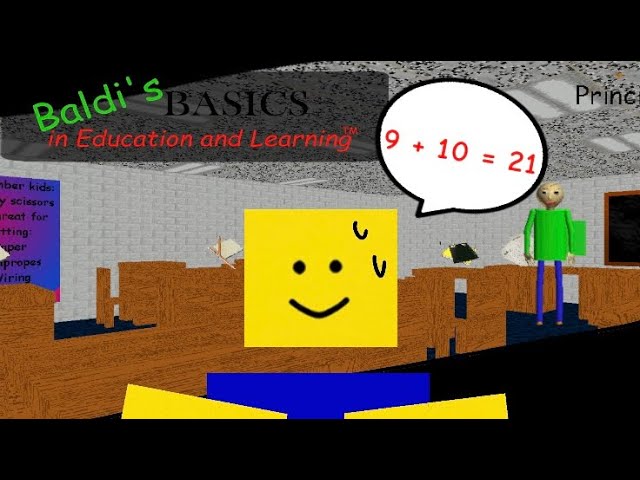 Roblox Baldi’s Basics My movie animation (Part 1) class=