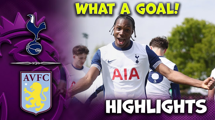 Tottenham Hotspur vs Aston Villa | U18 Premier League epl | Tottenham highlights 19-04-2025
