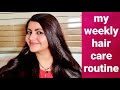 My weekly haircare routine for healthy shiny thick long strong lustrous voluminous hair | RARA