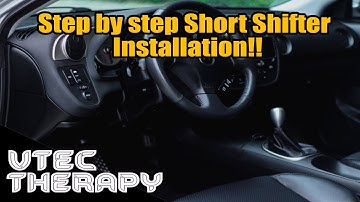 How to install a short shifter on a RSX Type S