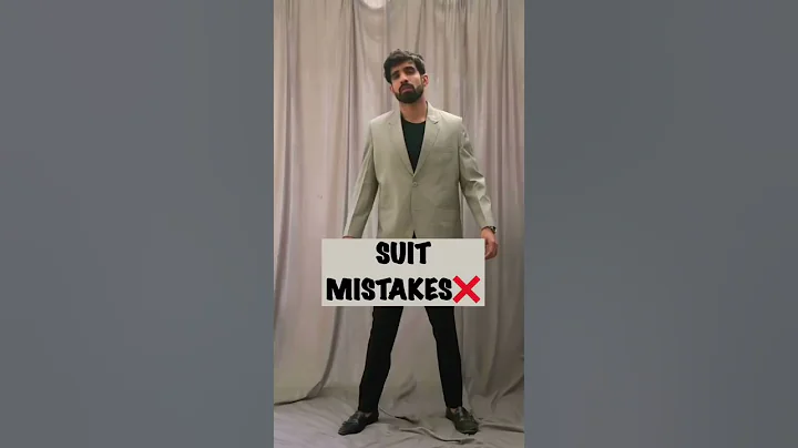 SUIT MISTAKES❌ #shorts #suit - DayDayNews