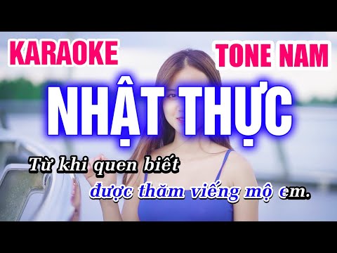 Karaoke Nhật Thực - Karaoke Nhật Thực Nhạc Sống Rumba Tone Nam | Mai Thảo Organ