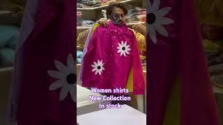 Flower Embossed Pure Cotton Shirts for Women | 7 Beautiful Colors | Histufz Collection