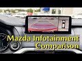 Mazda NEW 10.25” Screen vs OLD 9” Infotainment Screen & Backup Camera Comparison