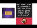 Wonka Golden Ticket Game golden 🎫 #familygames #gamesforkids #williew, golden ticket wonka