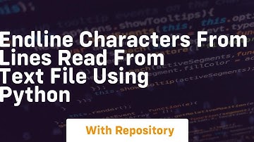 Endline characters from lines read from text file using Python