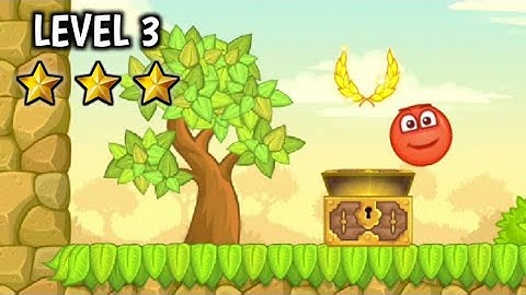 Red Ball 5 Level 3 Walkthrough / Playthrough Video | Hidden Treasure Chest Explored.