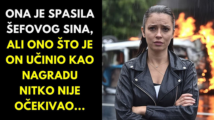 Ona je spasila šefovog sina, ali ono što je on učinio kao nagradu nitko nije očekivao...
