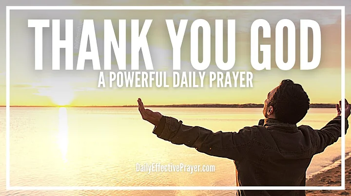 Prayer To Thank God For Working Miracles In Your Life | Thanksgiving Prayers To God