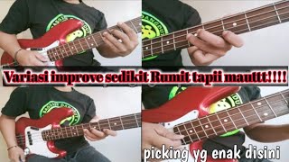Improv variasi #4 tutorial bass dangdut