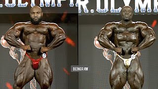 Akim Williams (No Pacing) VS Patrick Johnson (13th Place) Physique Comparison at Mr. Olympia