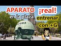 Una máquina para entrenar en la plaza con gravedad aumentada.