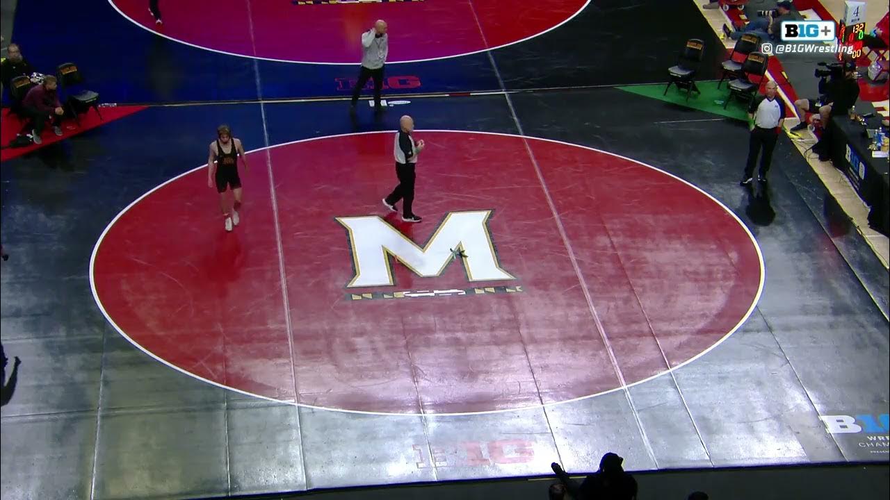 B1G Wrestling Championships 2024 Session 2 Mat 4 YouTube