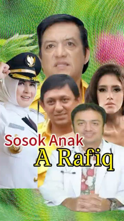 Sosok anak A Rafiq Penyanyi dangdut Senior  #nostalgia80an