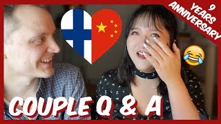 FINNISH CHINESE COUPLE Q & A 中芬跨国恋夫妻走心问答❤️ HOW WE MET ? CULTURAL DIFFERENCES ? [中文字幕]