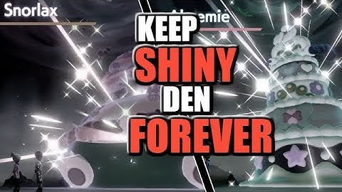 How to keep your SHINY Raid Den FOREVER in Pokemon Sword and Shield