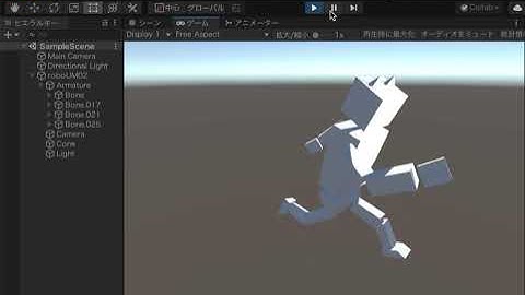 blender で作成したモデル（モーション）を unity に持ってくる