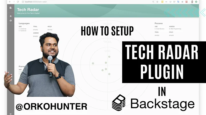Tech Radar Plugin in Backstage - Backstage with OrkoHunter - Ultimate Guide