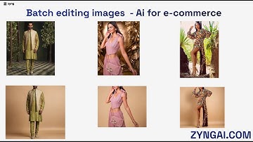 The best bulk image editing tool for E commerce images   Edit 1000 images in a go using  ZYNG AI