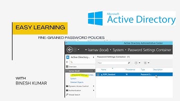 Fine Grained Password Policy